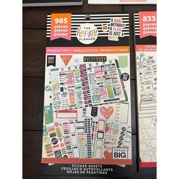 Happy Planner Stickers - 7 different packs selling as one lot - ALL NEW - Picture 5 of 9